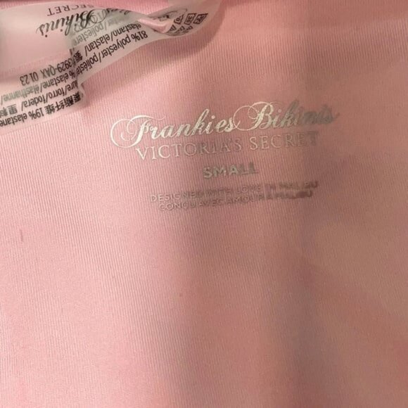 NWT Frankie’s Bikinis X Victoria’s Secret Pink Paisley Brief Bikini Bottoms - Picture 5 of 5